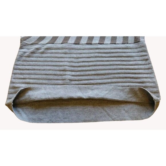 Elio Sweater Women's XL Cashmere Blend Tunic Short Sleeve Striped - Picture 10 of 13